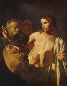 The Incredulity of Saint Thomas. c. 1620
