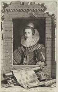 Portrait of Elizabeth Stuart, Queen of Bohemia by Gerrit van Honthorst
