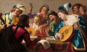 The Concert, 1623 by Gerrit van Honthorst