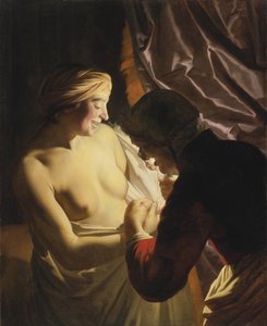 The Flea Hunt, c. 1620 by Gerrit van Honthorst