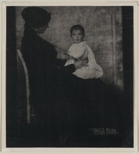 Portrait of Mrs Ward with Baby by Gertrude Käsebier