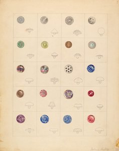 Buttons, c. 1937 by Gertrude Lemberg