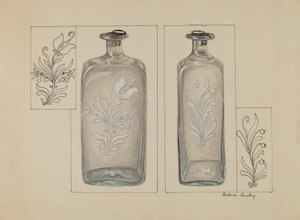 Liquor Bottle, c. 1936 by Gertrude Lemberg