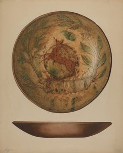 Pa. German Plate, c. 1939