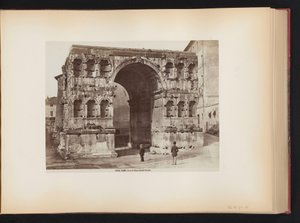 Arch of Janus in Rome, Italy by Giacomo Brogi