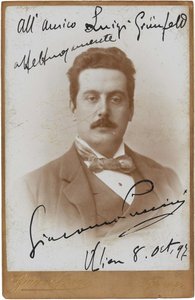 Portrait of the Composer Giacomo Puccini, 1897