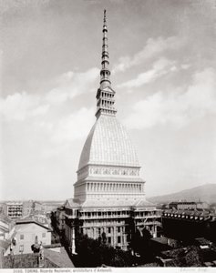 View of the Antonellian Mole in Turin, c.1890 by Giacomo Brogi