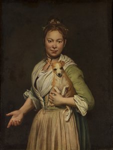 A Woman with a Dog, 1740s