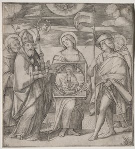 Patron Saints of Bologna by Giacomo Francia