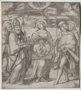 Patron Saints of Bologna by Giacomo Francia