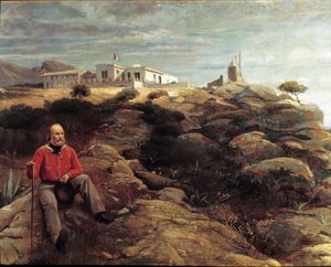 Risorgimento: The Italian patriot Giuseppe Garibaldi on the island of Caprera