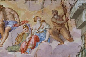 Ceres and Diana, (detail)