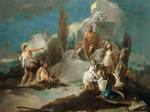 Apollo and Marsyas, 1730