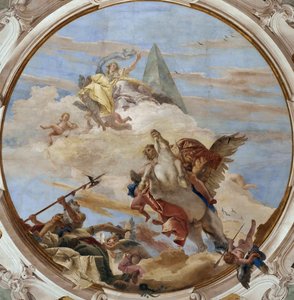Bellerophon on Pegasus, ca 1746