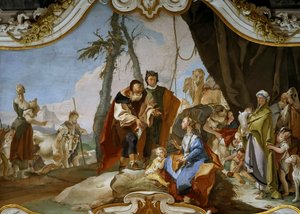Rachel Hiding the Teraphim from her Father Laban, ca 1728