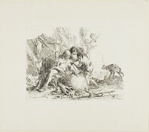 Two Magicians and a Child, from Scherzi