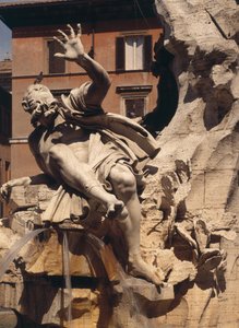 The Fountain of the Four Rivers (detail)