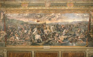 The Battle of the Milvian Bridge by Gianfrancesco Penni