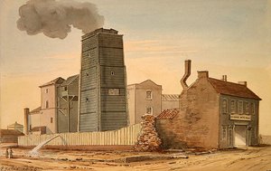 View of Clink Street Waterworks, Southwark