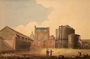 View of Phoenix Gas Works, Bankside