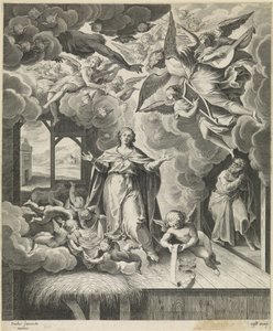 Birth of Christ by Gijsbert Van Veen