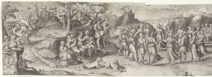 Marriage of Isaac and Rebekah by Gijsbert Van Veen