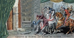 Attempted Murder on Olivier V de Clisson (1336-1407) by Gilbert