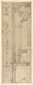 Designs for Chimney Mantels for the Hôtel de Pomponne, Place des Victoires, Paris
