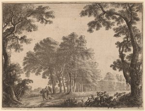 Landscape with Tobias and the Angel by Gilles Neyts