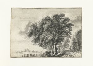 Landscape with a View of Dordrecht on the Left by Gilles Neyts