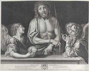 Ecce Homo with Three Angels