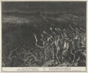 Battle Against the Midianites by Gilliam van der Gouwen