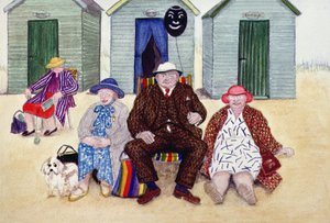 On the Beach by Gillian Lawson