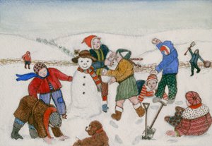 Playing in the Snow