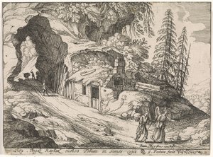 Landscape with Tobias and Archangel Raphael by Gillis Peeters (I)
