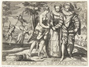 Venus, Amor, and Discord by Gillis van Breen (attributed to)