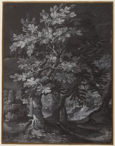 Forest Scene by Gillis van Coninxloo