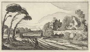 Shepherd in a Landscape (Twelve Landscapes with Figures)