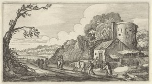 Landscape with Travelers by Gillis van Scheyndel (I)