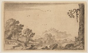River in Partly Open Hilly Country, from Twelve Landscapes by Gillis van Scheyndel