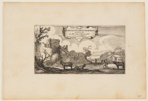 Title Page, from Twelve Landscapes with Figures by Gillis van Scheyndel
