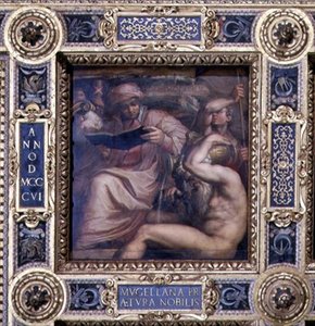 Allegory of the Mugello region from the ceiling of the Salone dei Cinquecento by Giorgio (and workshop) Vasari