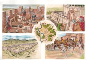 War of the Goths (535-553) between the Byzantines and the Ostrogoths: the siege of Rome in 537, defended by the Army of Belisarius.