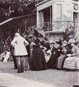 Spectators in the Stands Control the Outcome of a Race at the Cascine Park