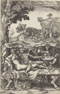 Cupid and Psyche by Giorgio Ghisi