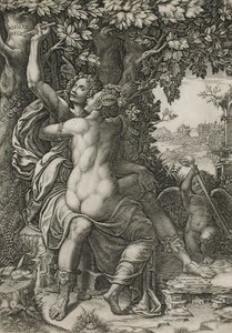 Angelica and Medor by Giorgio Ghisi