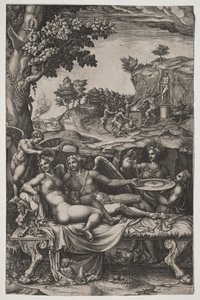 Cupid and Psyche by Giorgio Ghisi