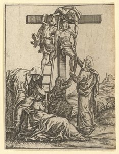 The Virgin of Sorrows: The Descent from the Cross by Giorgio Ghisi