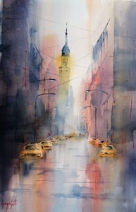 Misty City Spire by Giorgio Gosti