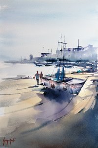 Peaceful Coastal Harbor